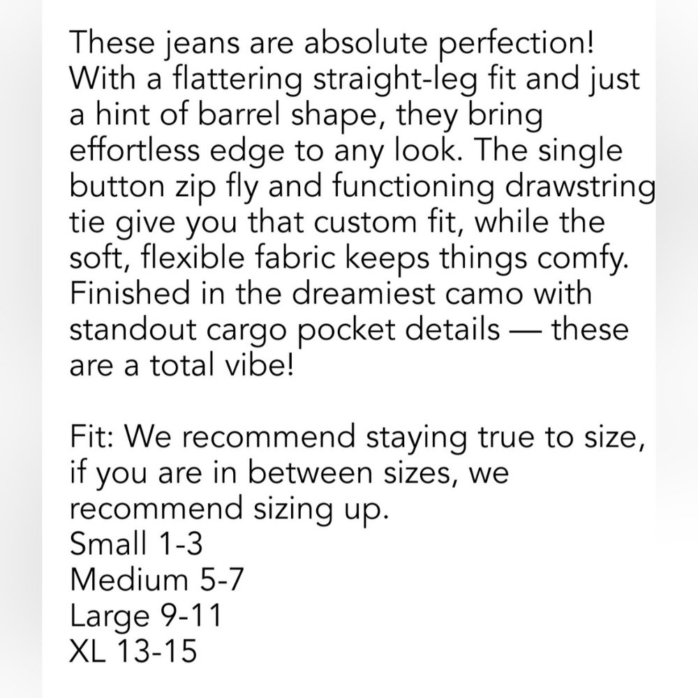 So Me Women's Camouflage Cargo Jeans - Picture 9 of 11